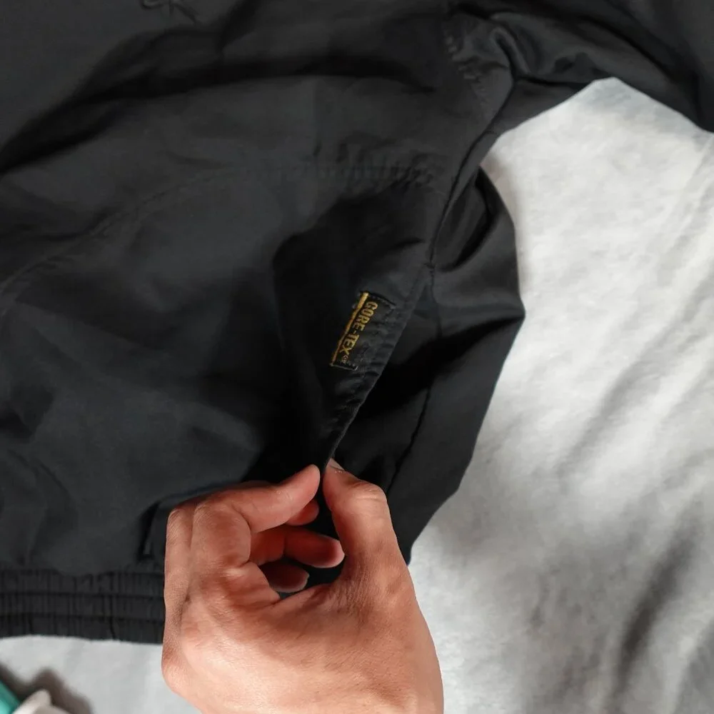 Vintage Zero Restriction Gore Tex Pullover Mens Large Golf Outdoors Black - Picture 9 of 15